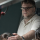 Guillermo del Toro on the set of The Shape of Water